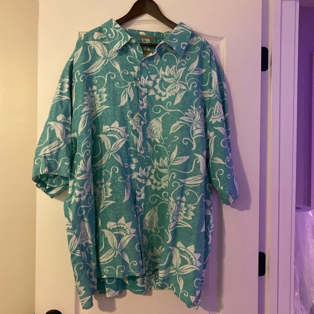 Big & Tall Hawaiian Linen Shirt - Great for your next cruise or vacation